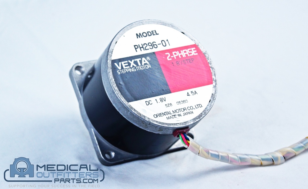 Vexta Stepping Motor 2 Phase, 1.8 Step, 1.8VDC, 4.5A, PN PH296-01-A28, PH296-01, PH29601