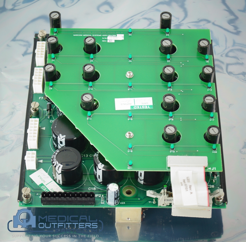 Philips MRI Infinion DC Power Distribution PCB Assy, PN 453566441131, 384378, 453566440901, 384380