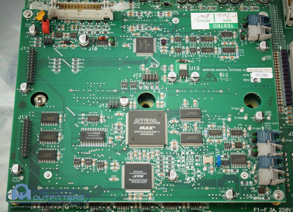 Philips MRI Infinion T/R Interface PCB with Logic PCB and Driver PCB, PN 453567011281, 453567011271, 384264