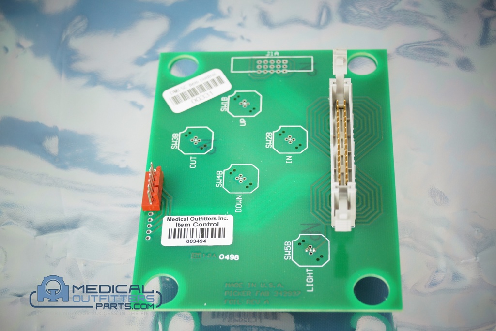 Picker MRI Large Keypad PCB Assy, PN 383034