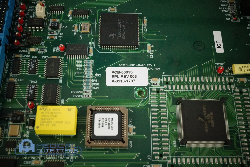 Hologic Lorad Multicare Platinum Host Microprocessor PCB, PN PCB-00015
