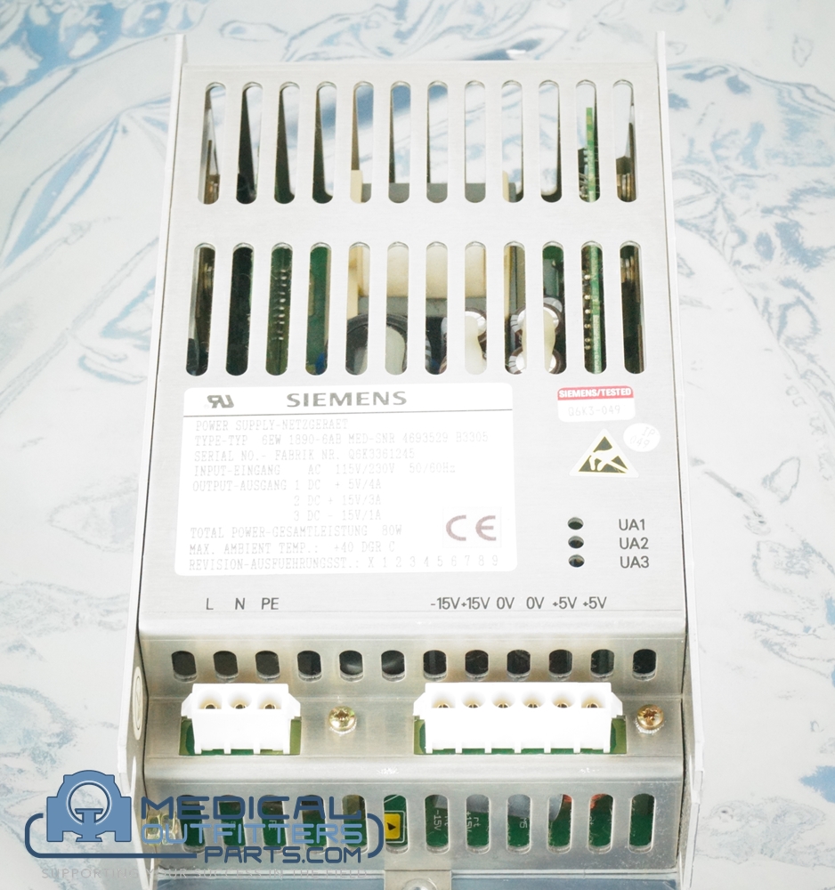 Siemens X-Ray Power Supply SNT, PN 4693529, 6EW 1890-6AB