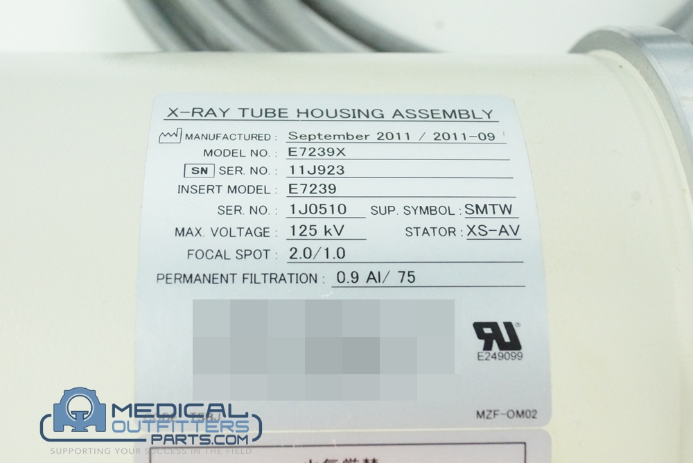 CPI  X-Ray CMP 200 Series Generator, Console and Tube, PN 90195741, VZW2556RE5-34