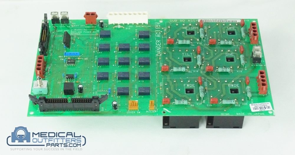 GE CT HiSpeed Sub Board Assy, PN 2156512, 2156512-2