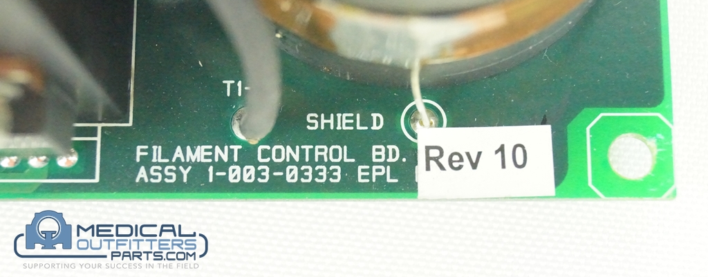 Hologic Selenia Digital Mammo Filament Control Board, Rev 10, PN 1-003-0333