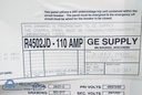 GE X-Ray Disconnect Panel 110 Amps, PN R4502JD