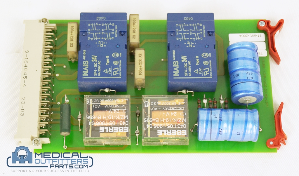 Philips Rad Room PCB Relay Interface, PN 451213064104, 451213064105