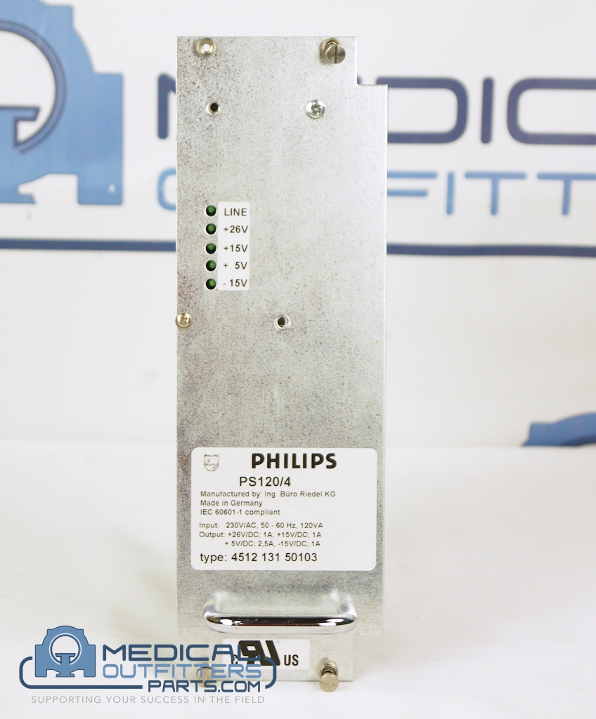 Philips Fluoro Diagnost PCB Power Supply, PN 451213150103