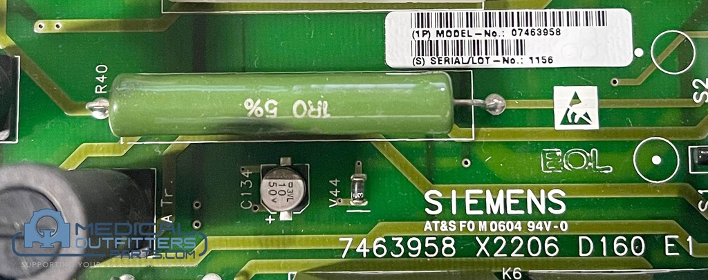 Siemens D160 On/Off Circuit Board, PN 7463958