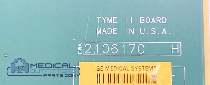GE MRI Signa Contour Tyme II Board Assy, PN 2115088-2