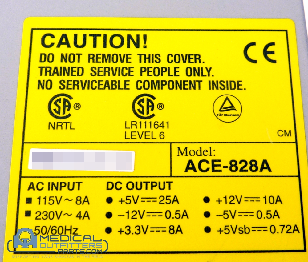 Hitachi Airis 2 ICP Power Supplies 180V-260VAC Input, PN ACE-828A