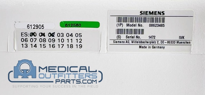 Siemens MRI 1.5T Espree Breast Matrix MR Coil, PN 8623485