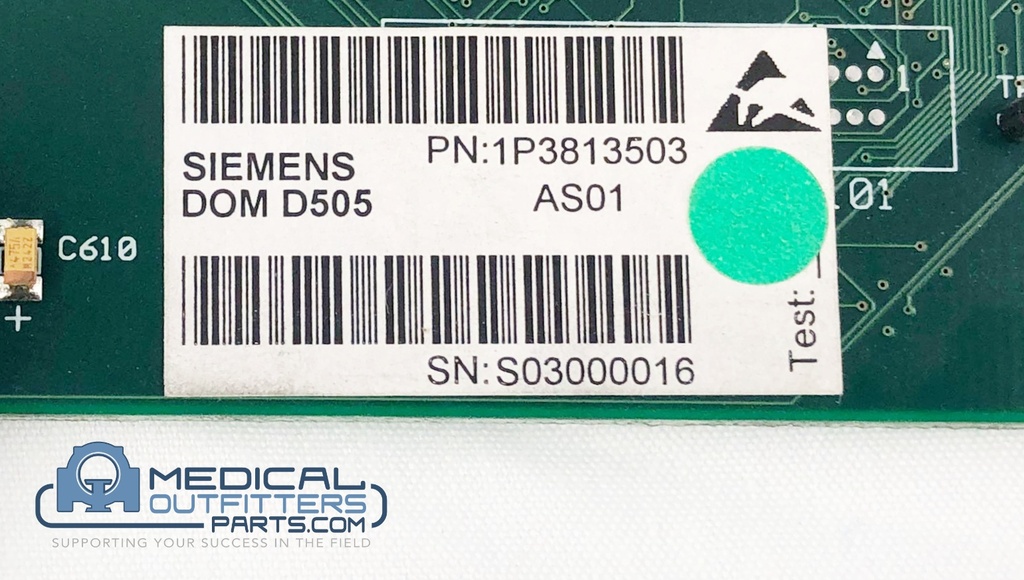 Siemens CT Emotion Dom D505, PN 3813503