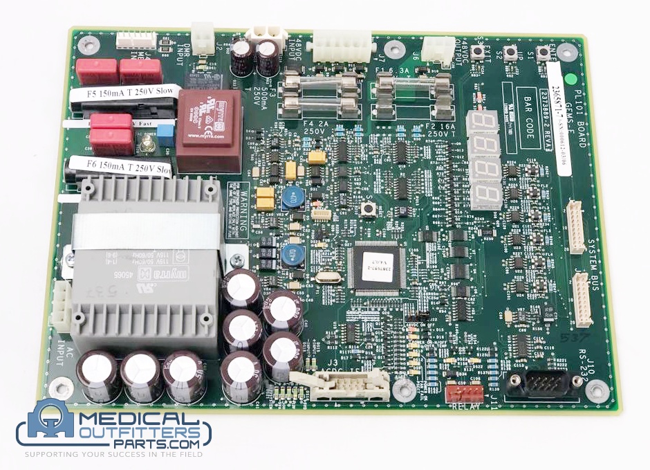 GE Digital Senographe Essential PDU PL101 Board, PN 2365871-7, 2373889-2