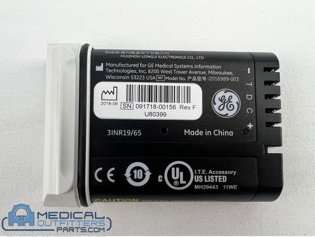 GE X-RAY Optima Battery and Charger, PN 2016989-0003,CCC-3142