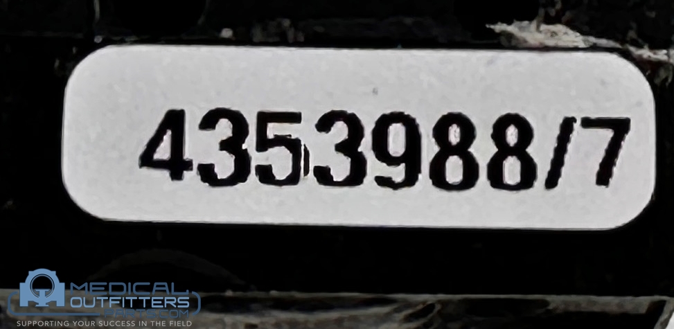 Siemens E-Cam Detector Tub SW Collimator Clear, PN 4353988