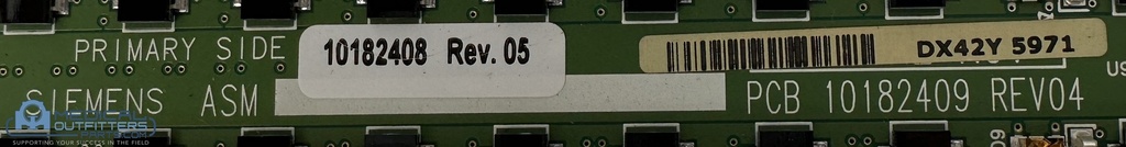 Siemens E-Cam Left Light Rail Assembly With Look Ahead, PN 10182408, 10183281