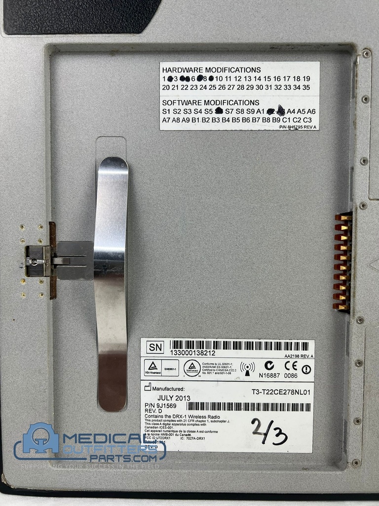 Carestream DRX-1C System Detector PN 9J1705