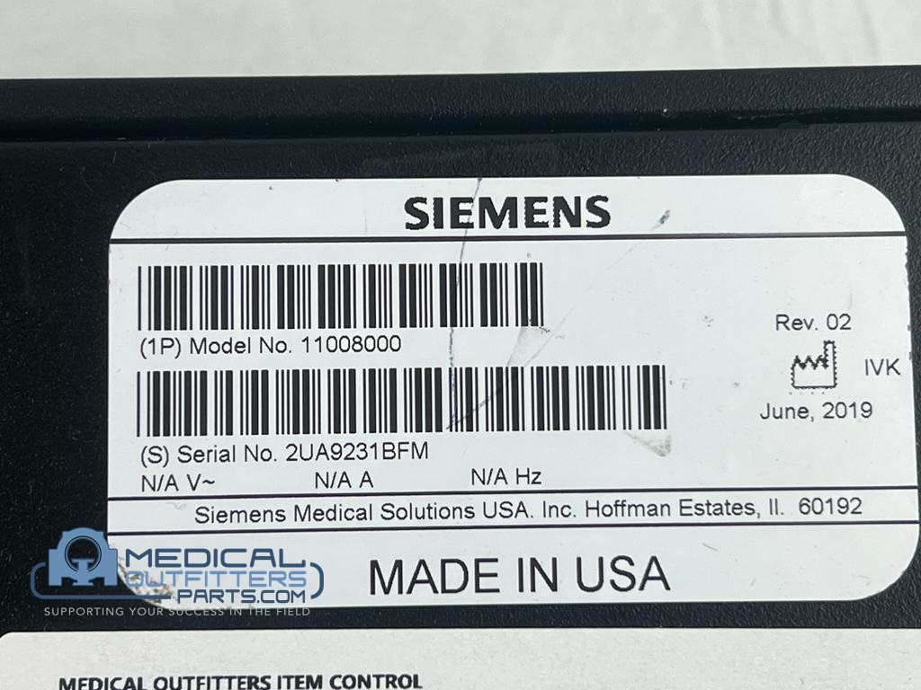 Siemens Nuclear Camera SNAC Computer, PN 11008000
