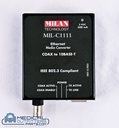 Milan TECH. MIL-C1111 Ethernet Media Converter 200mA 100/240 VAC 5VDC, PN 95006552
