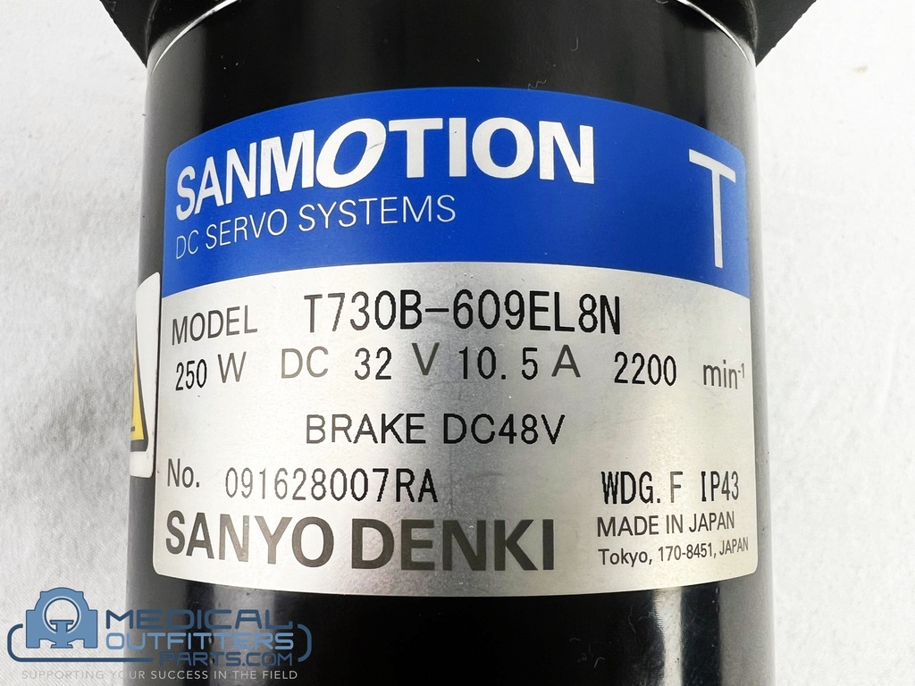 Sanyo Denki Sanmotion DC Servo Systems, PN T730B-609EL8N