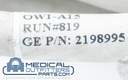 GE MRI Run #819 W1A15 To OW1A2A7 LX2 SCSI Cable, PN 2198995