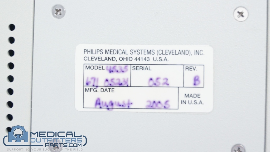 Philips NM Gemini GXL Scan Control Panel (CT Box), PN 463567105231