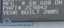 GE S Magnets Burst Disk 20psi, PN ZC9842