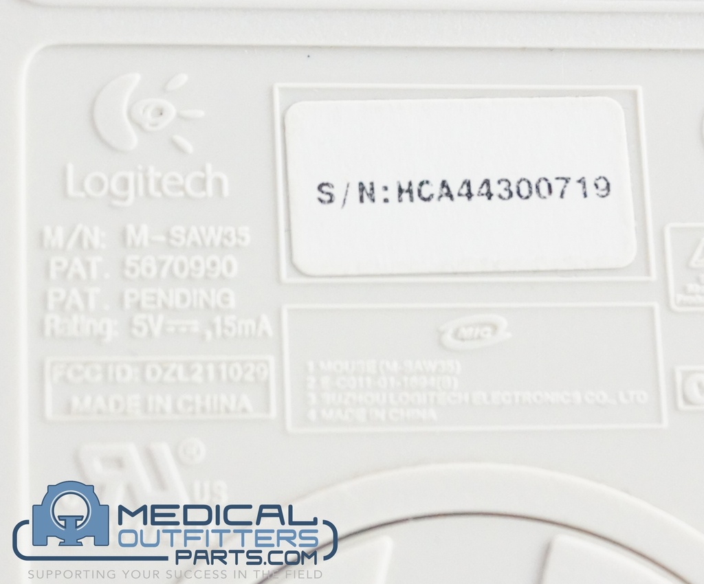 Logitech PS/2 M-SAW35 MOUSE, PN 5670990