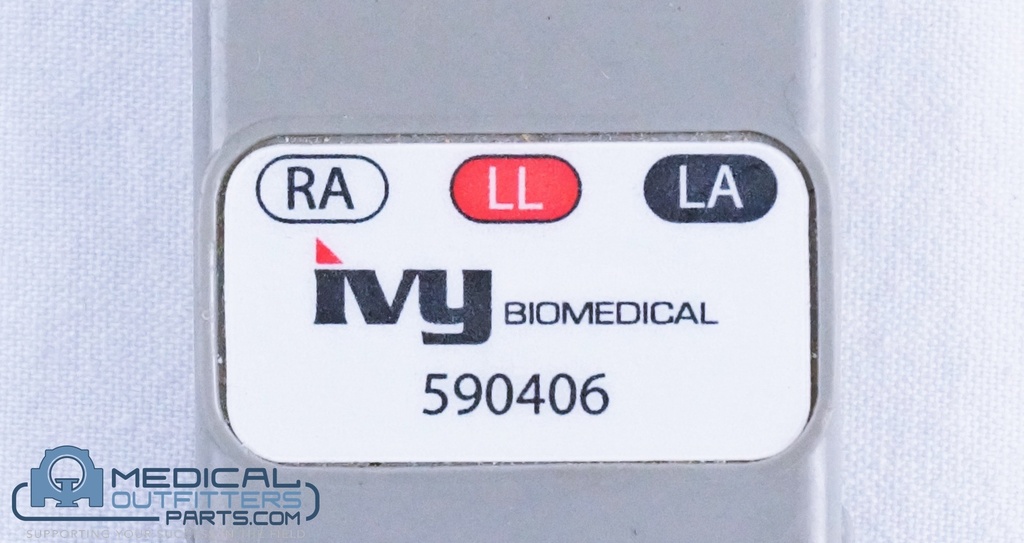 IVY Three Lead Shielded ECG Patient Cable 10 ft 3 Lead, PN 590406