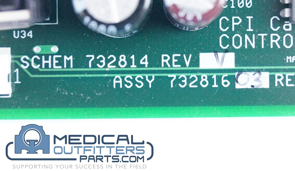 Carestream X-Ray Generator Control Board for Power Supply, PN 732816-03