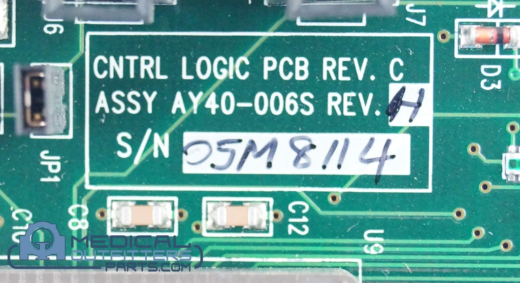 Carestream X-Ray Generator Logic Board A1, PN AY40-006S