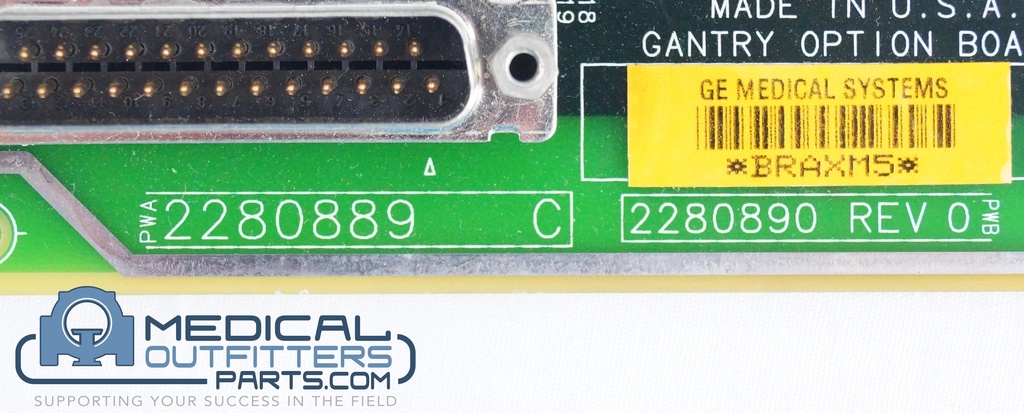 GE CT LightSpeed Gantry Option Board, PN 2280889, 2280890