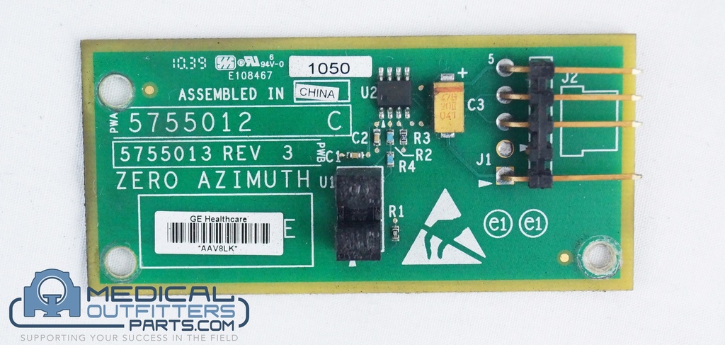 GE CT VCT 64 Azimuth Zero Circuit Board, PN 5755012, 5755013