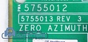 GE CT VCT 64 Azimuth Zero Circuit Board, PN 5755012, 5755013