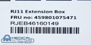 Philips CT RJ11 Extension Box, PN 45901075471