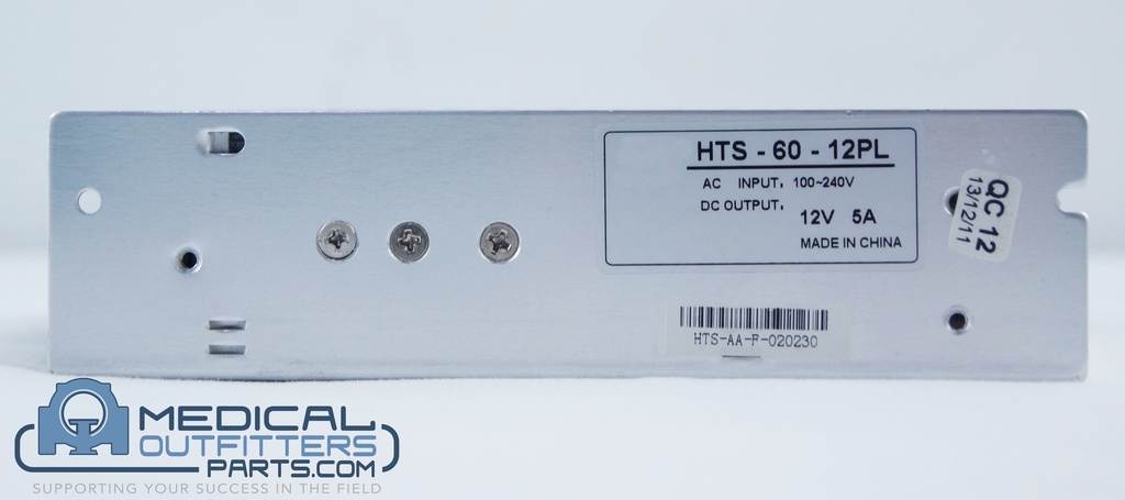 HTS Power Supply, 100 - 240V, 12V 5A, PN HTS-60-12PL