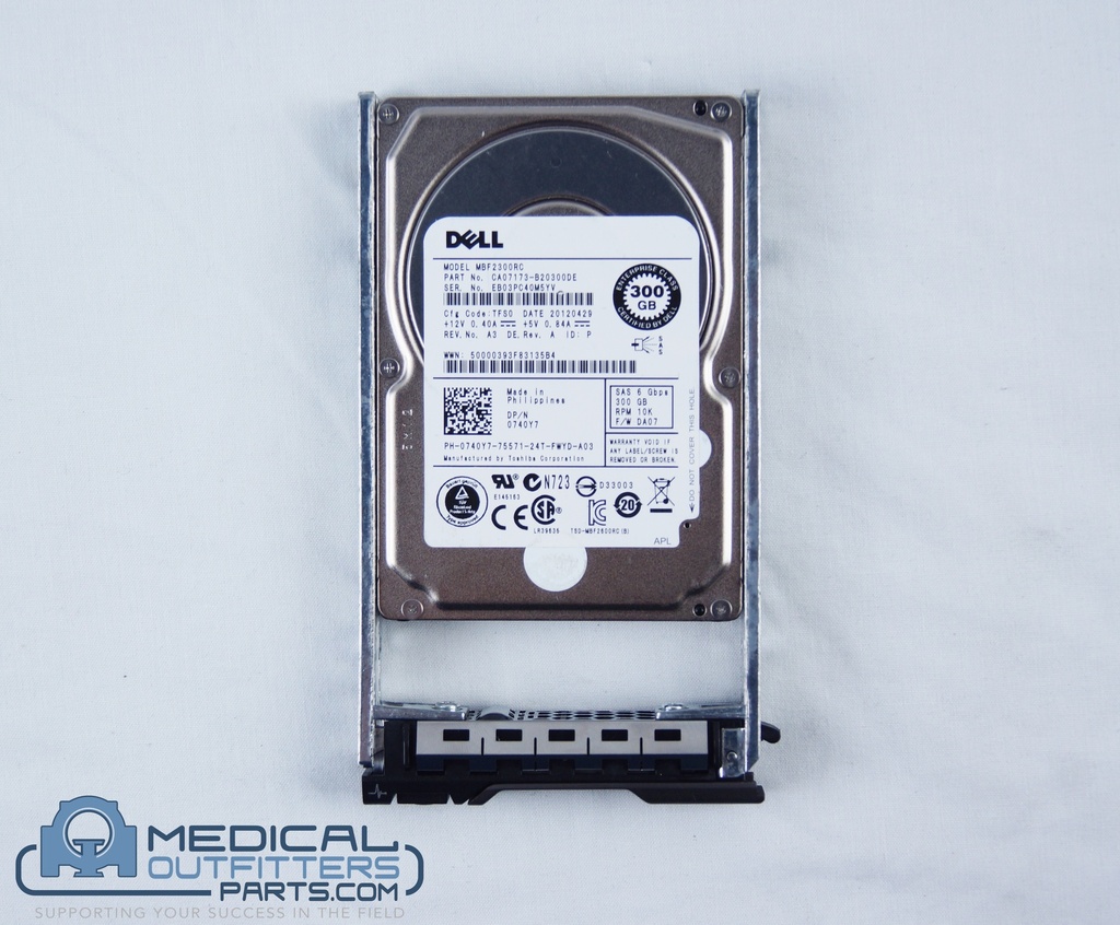 Dell HDD 300GB 10K SAS 2.5 inch, SATA, PN MBF2300RC