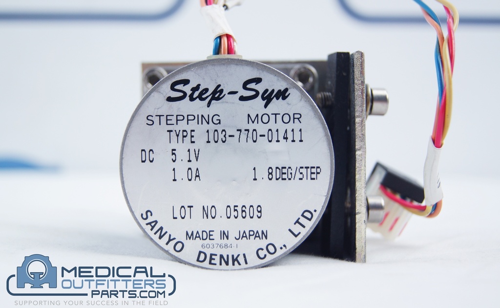 GE Senographe DMR Stepping Motor, PN 103-770-01411, 45553539 