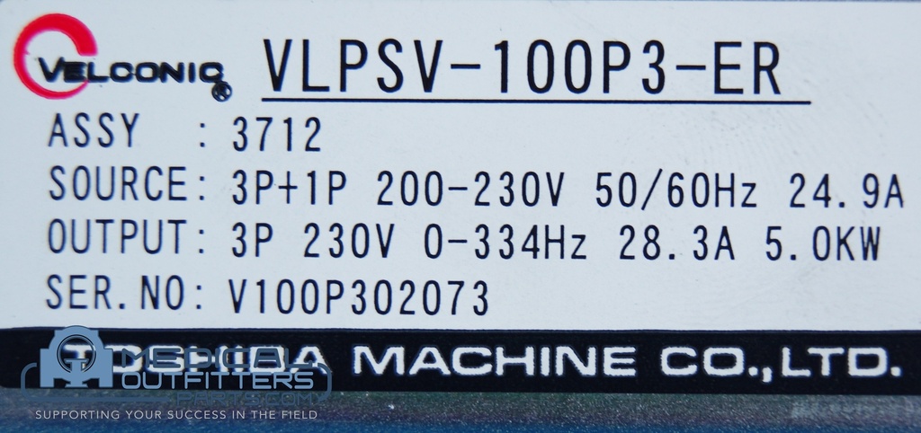 Toshiba CT Aquilion 64 Amplifer Servo, PN VLPSV-100P3-ER