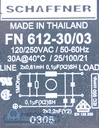 GE CT LightSpeed Pro 16 Power Line Filter, PN FN 612-30/03
