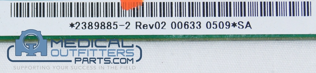 GE CT Light Speed Pro 16 Board QRP2 BD Assy, PN 2389885-2