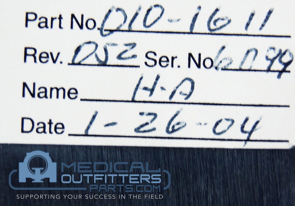 Hologic Bone Densitometer Discovery Detector Assembly, PN 010-1611