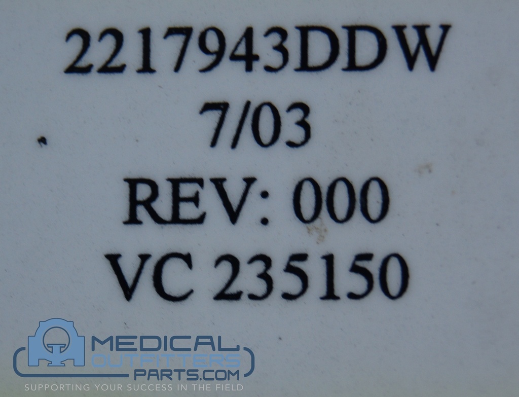 GE CT LightSpeed Pro16 Idler Assy, PN 2217943