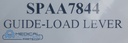 Carestrem DRX- Revolution Classic Guide - LOAD lever, PN SPAA7844
