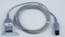 Philips CT Assy Patient Cable For Ivy. 10 FT 3 Lead, PN 455300006171