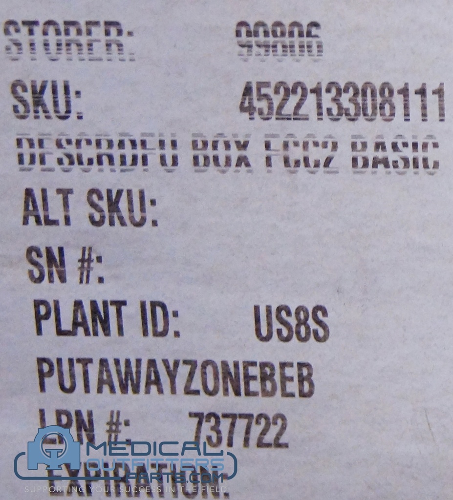 Philips MRI Dfu Box Fcc2 Basic, PN 452213308111