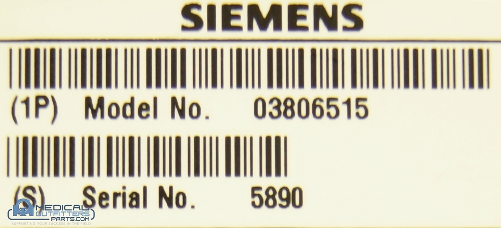 Siemens CT Balance Control Box, PN 03806515