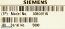 Siemens CT Balance Control Box, PN 03806515