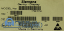 Siemens CT Somatom Emotion Display Gantry, PN 1P3815730